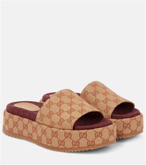 gucci brown velvet gg slide|Gucci sandals customer service.